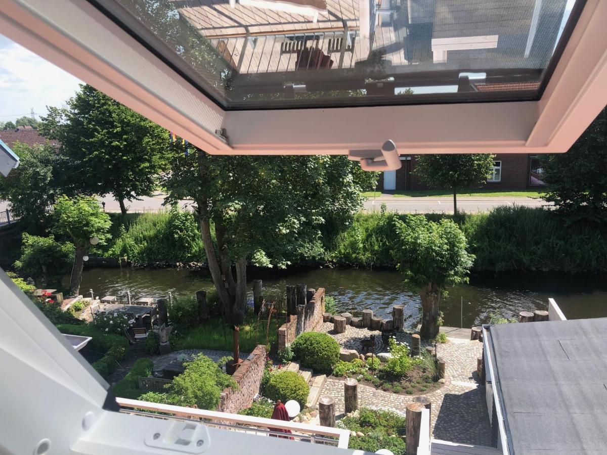 פרידריכשטאדט Gaestehaus Kajuete Direkt Am Wasser מראה חיצוני תמונה