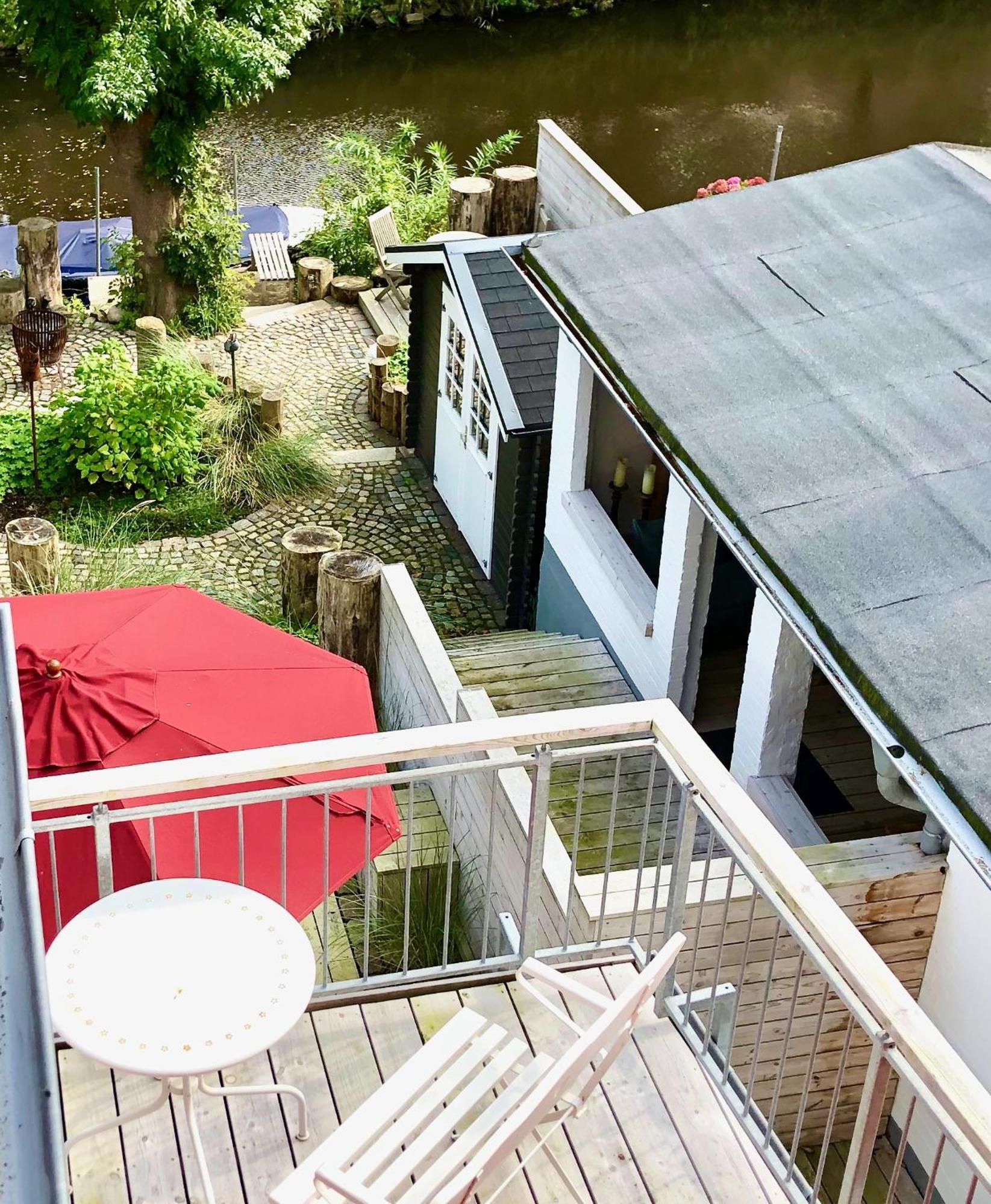 פרידריכשטאדט Gaestehaus Kajuete Direkt Am Wasser מראה חיצוני תמונה